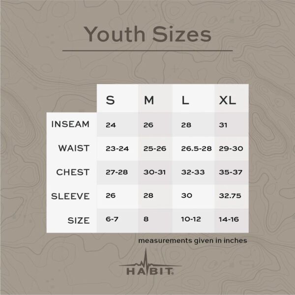 Habit Youth Bear Cave 6 Pocket Pants Realtree APX Youth XL