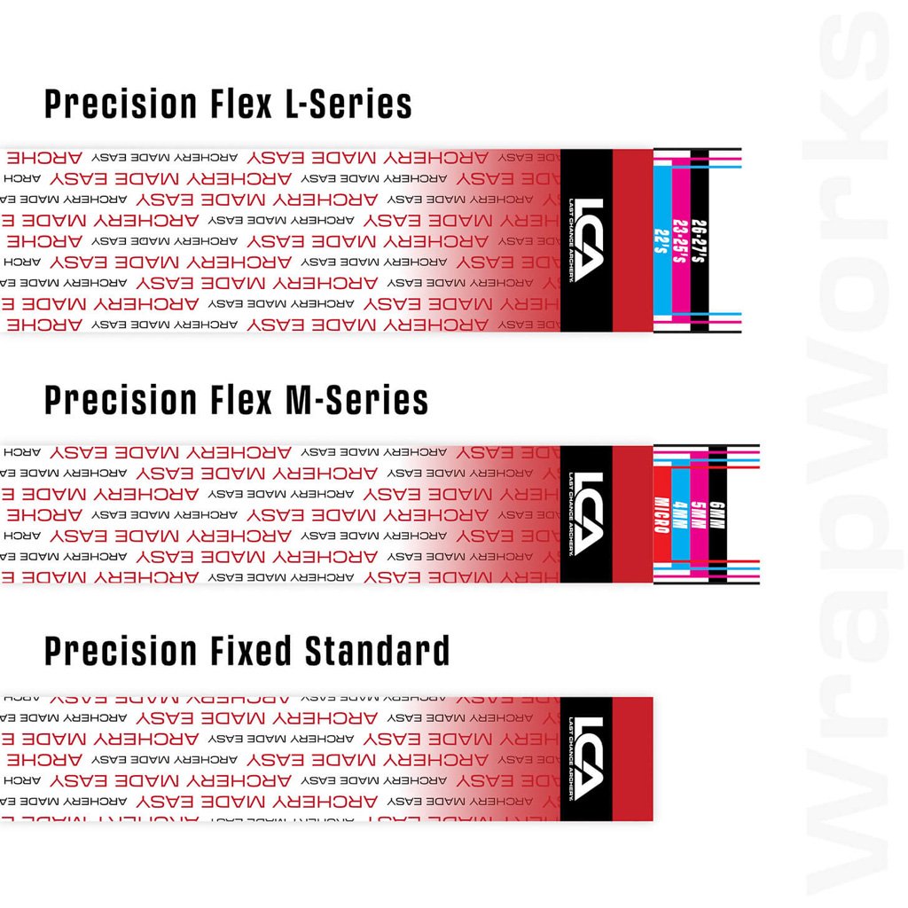Last Chance WrapWorks Stock Archery Made Easy White/Red Fade Precision Flex M-Series - Image 3