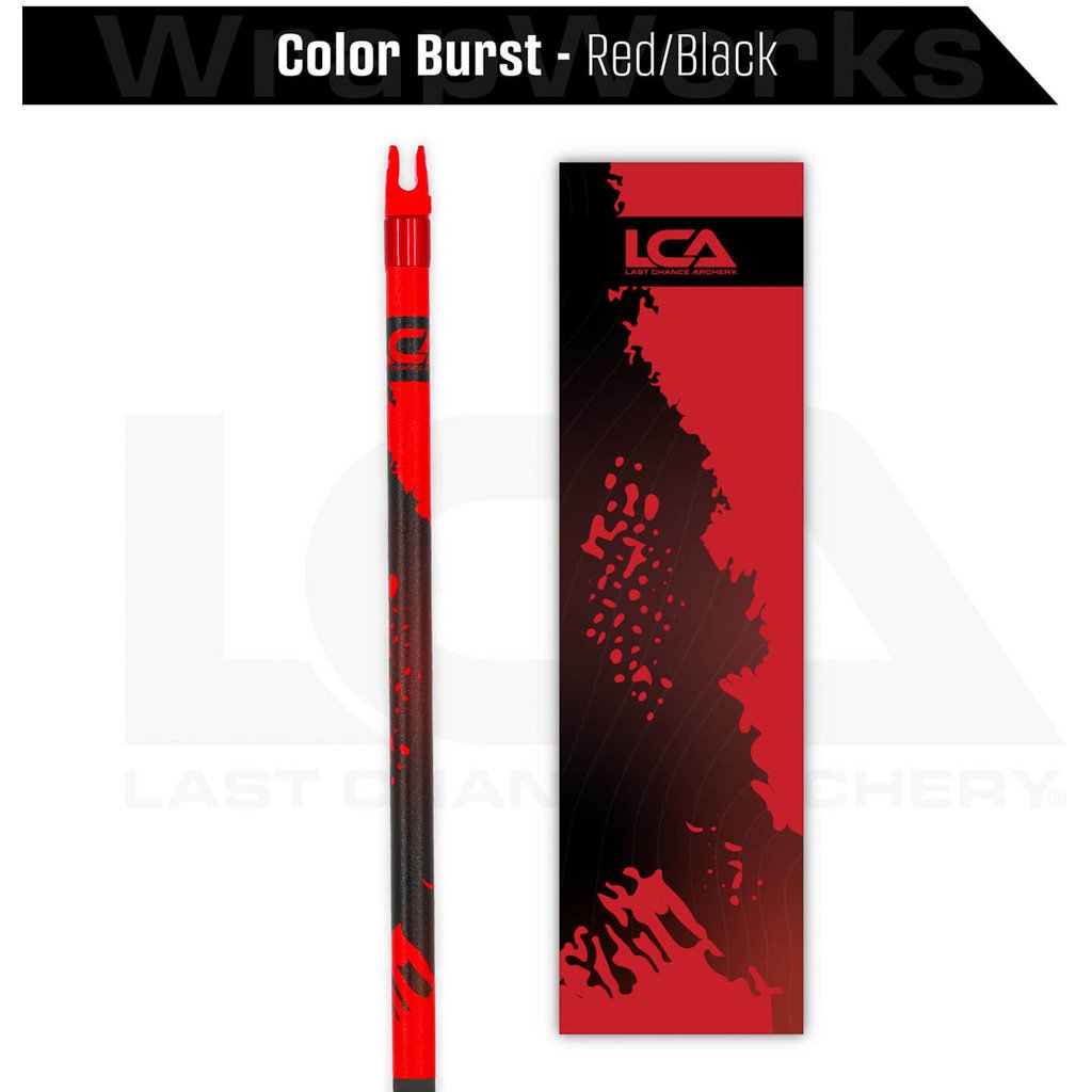 Last Chance WrapWorks Stock Color Burst Red/Black Fixed Precision Fixed Standard - Image 2