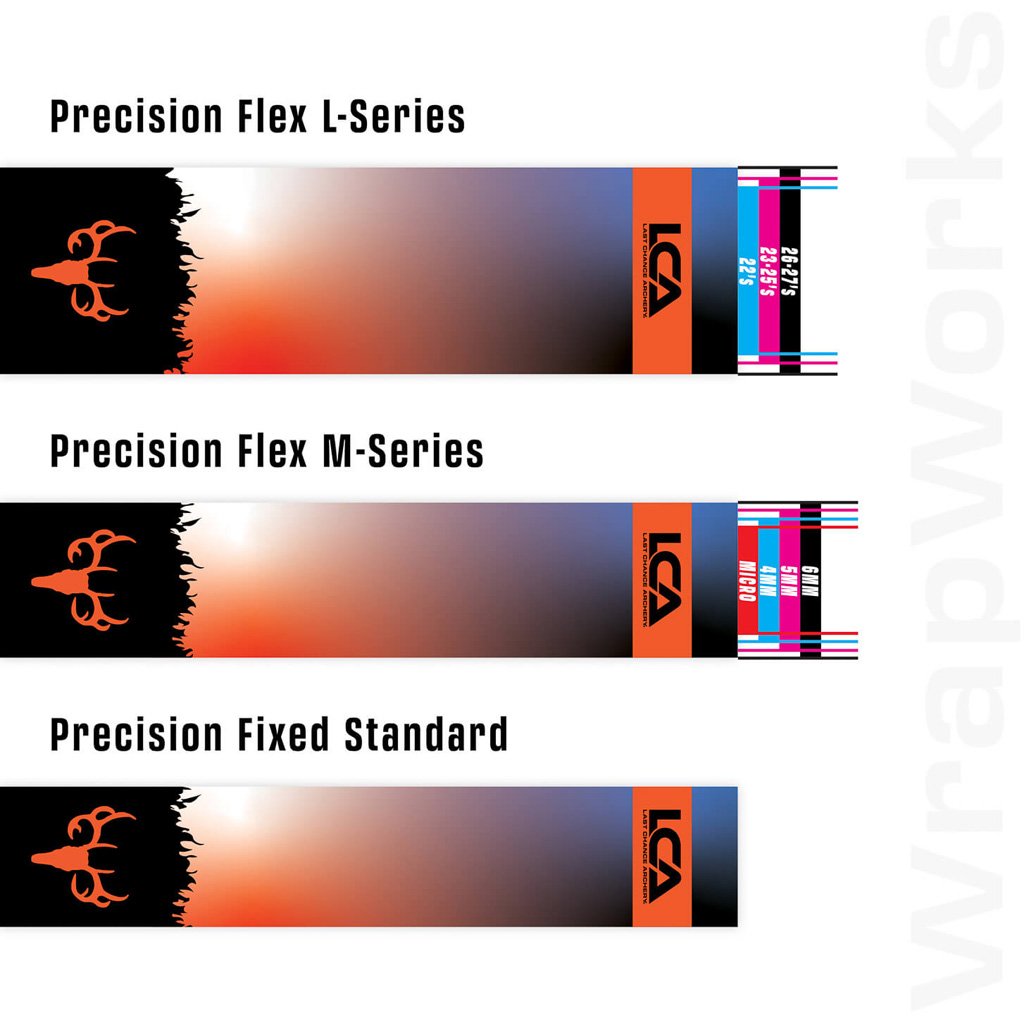 Last Chance WrapWorks Stock Daybreak Skull Orange/Blue Precision Flex L-Series - Image 3
