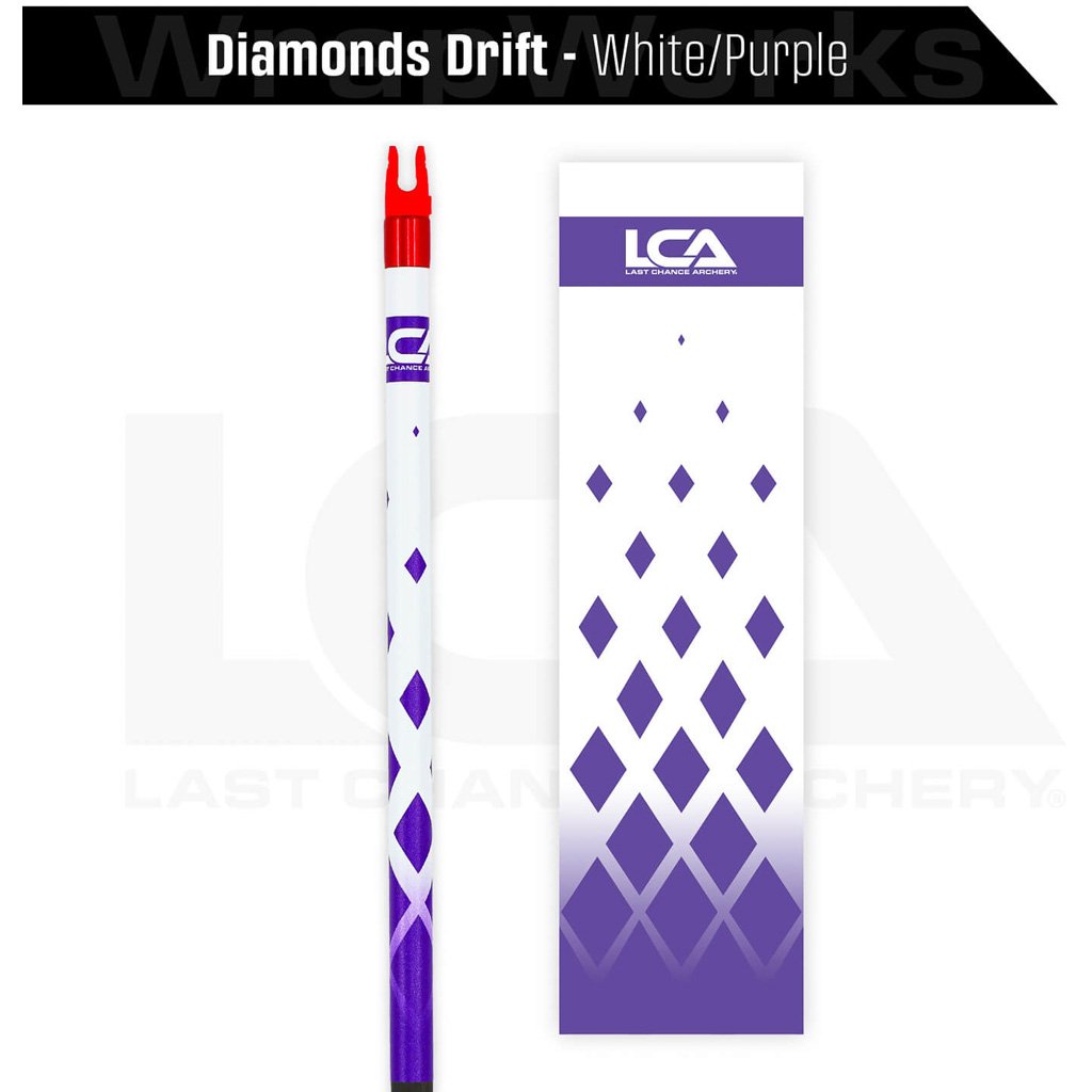 Last Chance WrapWorks Stock Diamonds Drift White/Purple Precision Fixed Standard - Image 3