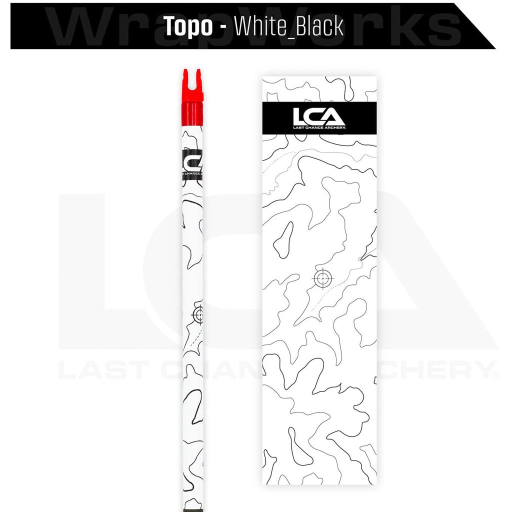 Last Chance WrapWorks Stock Topo White/Black Precision Fixed Standard - Image 3