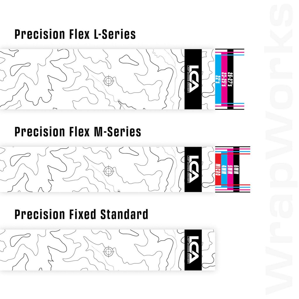 Last Chance WrapWorks Stock Topo White/Black Precision Fixed Standard