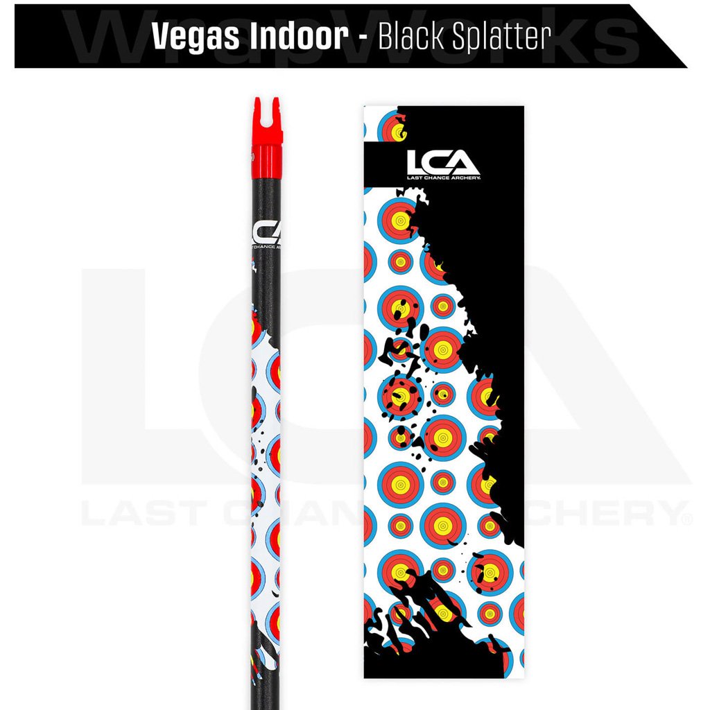 Last Chance WrapWorks Vegas Indoor Black Splatter Precision Flex L-Series - Image 3