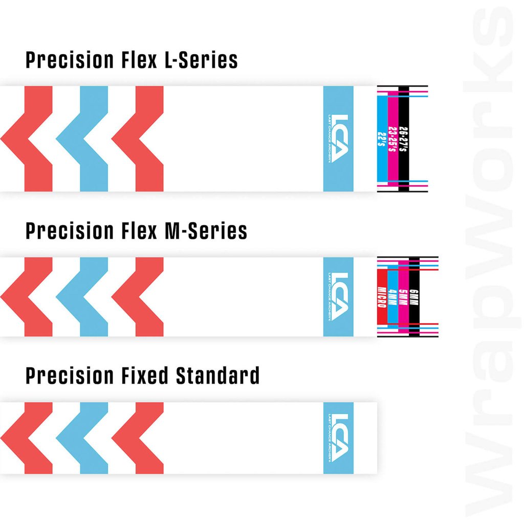 Last Chance WrapWorks Velocity Chevron Salmon/Blue Precision Fixed Standard