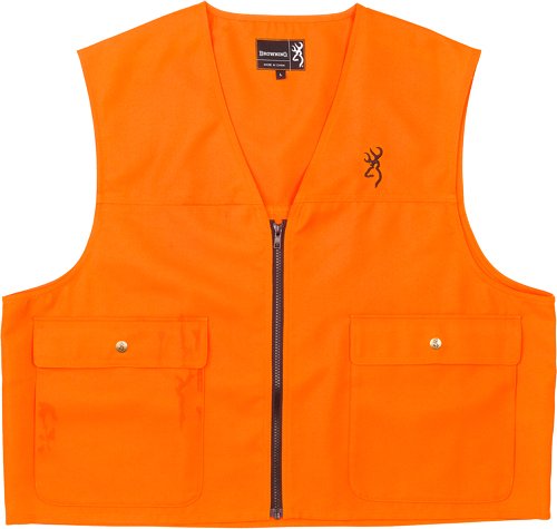 BROWNING SAFETY VEST BUCK - MARK LOGO BLAZE ORANGE 2XL