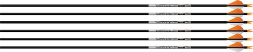 EASTON AXIS 5MM SPT 400 W/HO - 6-PACK W/ 2" BLAZER VANES