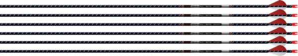 EASTON ARROW 5MM FMJ 500 - 6-PACK W/ 2" BLAZER VANES