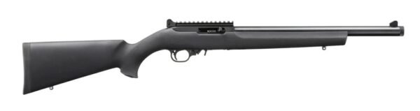 RUGER 10/22 22LR 16.12IN TB BARREL 10RD BLACK/ HOGUE OM STK PROTECTED BLADE FS GR ADJ REAR SIGHT 32024