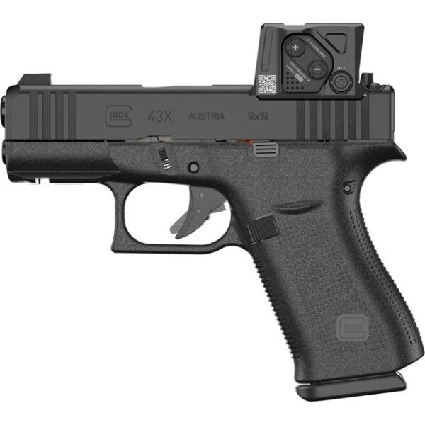 GLOCK  43X  MOS8  9MM  3.4IN  BARREL  15RD  BLACK  MOS8  FS  AIMPOINT  COA  BOF/UCSR  5.5LB  PX4350B03FRMOS8A4
