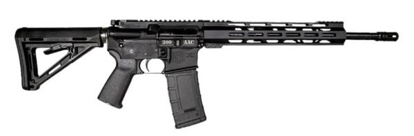 DIAMONDBACK DB15 300 BLACKOUT 16IN BARREL WITH 15IN M-LOK RAIL FULL PIC AND QD BLACK 1X30RD PMAG
