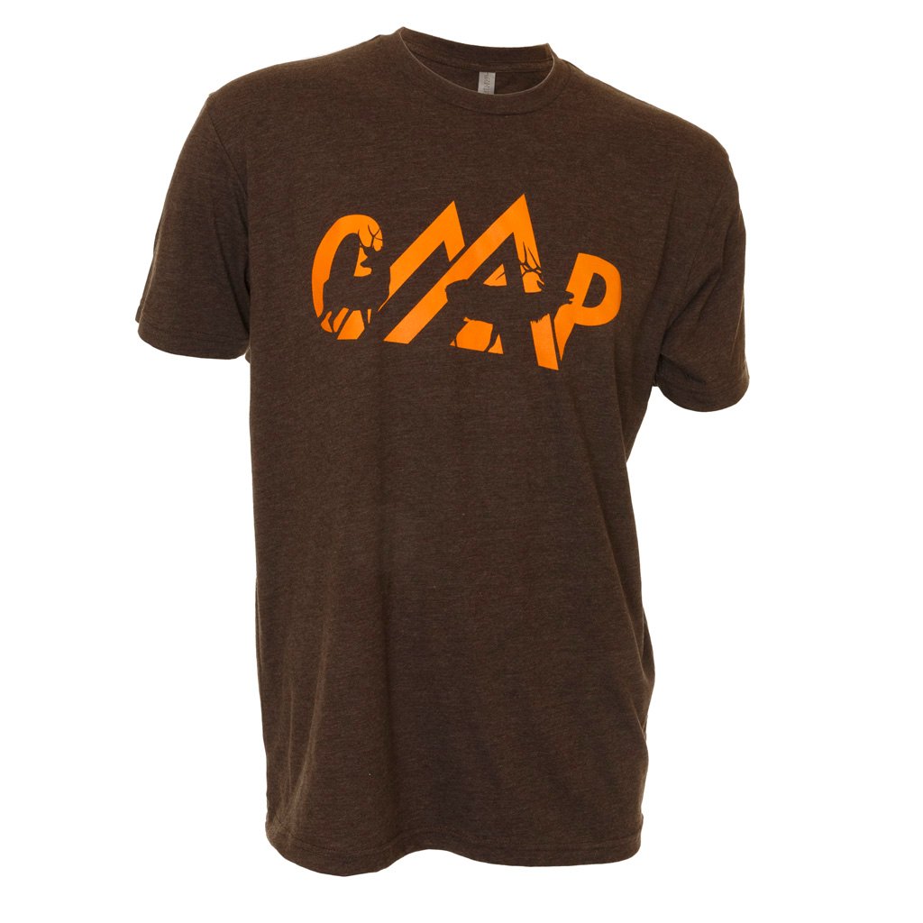 October Mountain Logo Tee Espresso Small - Image 2