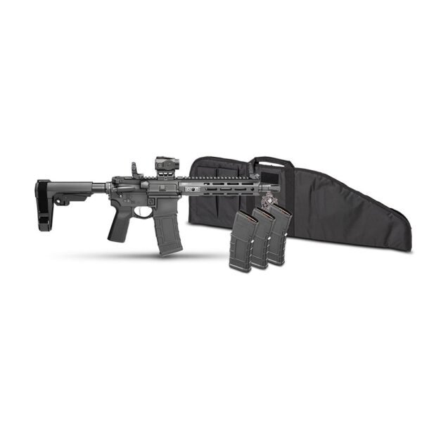 Springfield Saint Victor Gear Pac Pistol .300 BLK 30rd Magazines(4) 9.5'' Barrel SBA3 4 Brace Viridian Venta Red Dot Bag