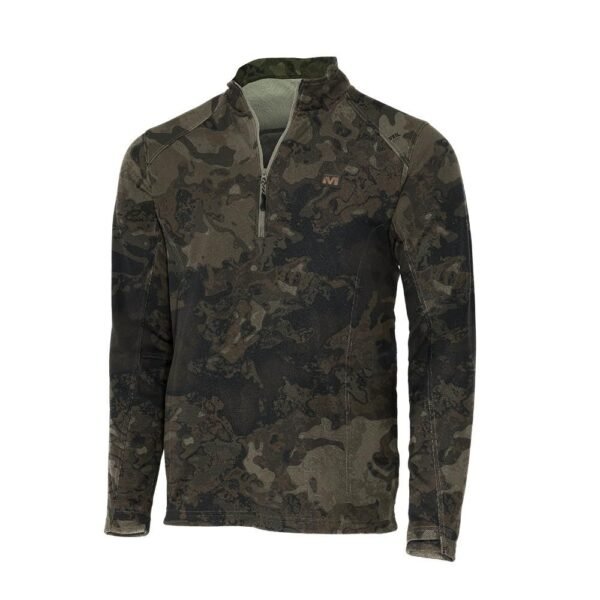 Muddy DV8 Quest Midweight Quarter Zip Sweatshirt Veil Canyon Grey L