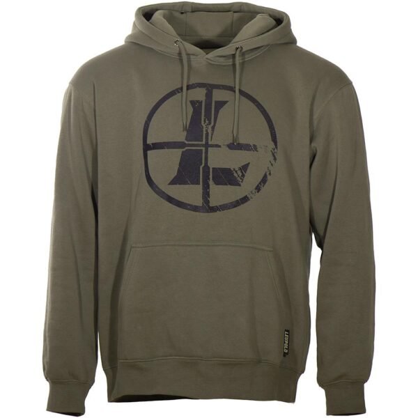 Leupold Distressed Reticle Hoodie Ash Green 3XL