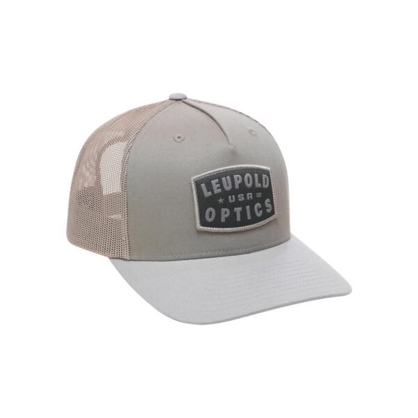 Leupold USA Trucker Hat Khaki Grey