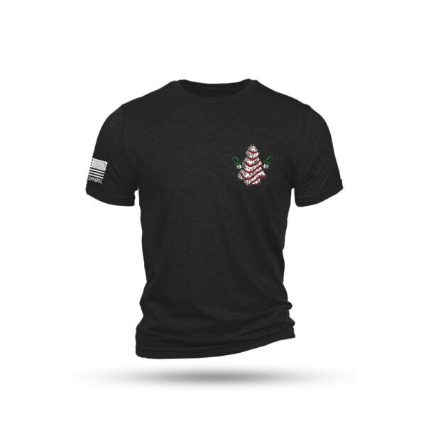 Nine Line Cake Tree Triblend Short Sleeve Shirt Black 3XL