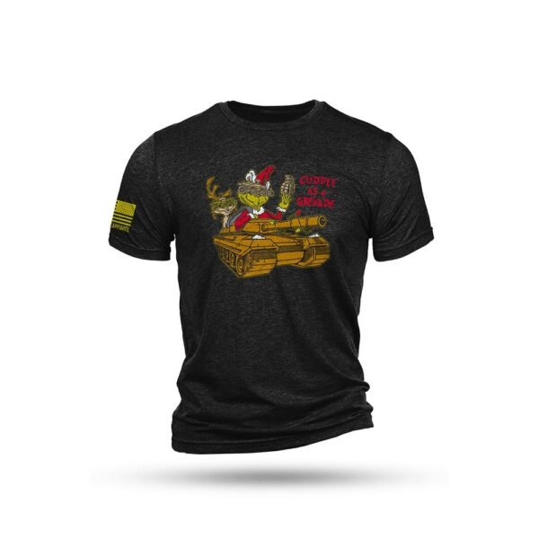Nine Line Grinch Triblend Short Sleeve Shirt Black L