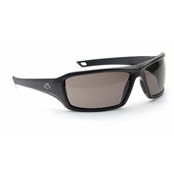 Walker's IKON Forge Shooting Glasses Black with Smoke Lens