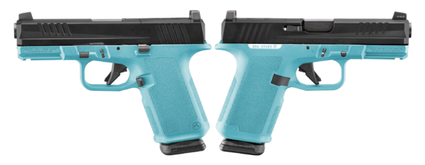 RUGER RXM 9MM PISTOL 4" BBL ROBIN EGG BLUE MAGPUL EHG, O.R. 2-15RD MAGS - ORION EXCLUSIVE