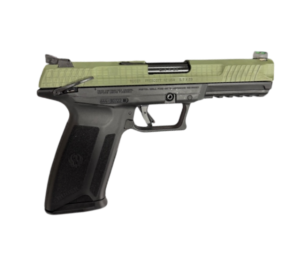 RUGER-5.7 X 28 4.9" PISTOL BLACK/DESERT NIGHT CAMO SLIDE 20+1 MS