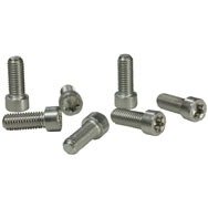 TORX HEAD BASE SCREWS, 6-48 THREAD, .350'' LENGTH, BLUE