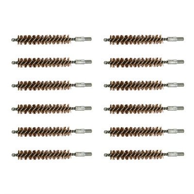 DOUBLE-TUFF BRONZE RIFLE BRUSH 375 CALIBER 12 PACK