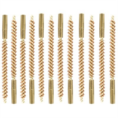 SPECIAL LINE DEWEY BRUSH, BRONZE, .22 CAL RF RIFLE, 12 PACK