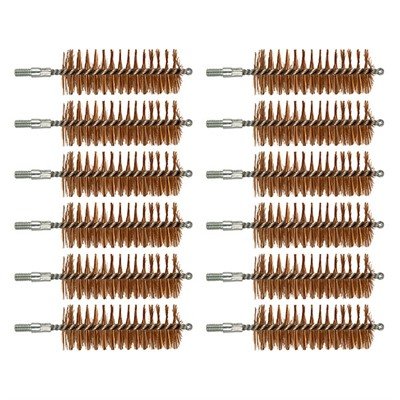 CHAMBER BRUSH, BRONZE, 12 GAUGE, 8-32 THREAD, 12 PACK