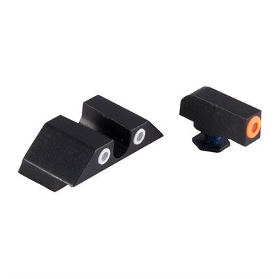 GLOCK 17/19/33/46 ORANGE FRONT & CLEAR U NOTCH REAR