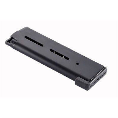 1911 MAG COMPACT 8-RD LO-PROFILE STEEL BASE PAD BLACK