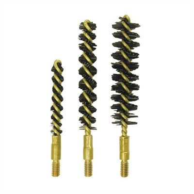 NYLON RIFLE BORE BRUSH, 6MM, 8-32M, 12 PACK