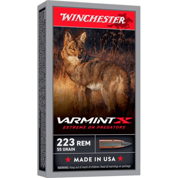 Winchester Varmint X Rifle Ammo 223 Rem 55 gr. XP 20 rd.