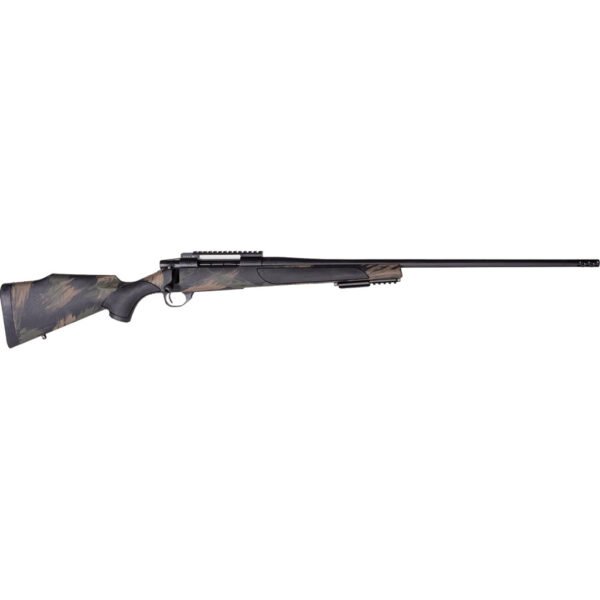 Weatherby Vanguard Black Hills HB Rifle 308 Win 20 in. Black w/Green & Tan RH