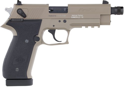 GERMAN SPORT FIREFLY 22LR - 4.9" FS 13RD THREADED TAN
