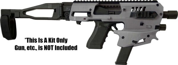 CAA MCK MICRO CONVERSN KIT GEN - 2 FOR GLOCK 9/40 BRACE TGREY