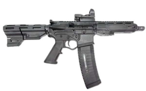 ATI ALPHA MAXX 5.56X45MM PISTOL 7.5" BBL, 7" MLOK BLACK, DUO SIGHT, 1-60RD MAG